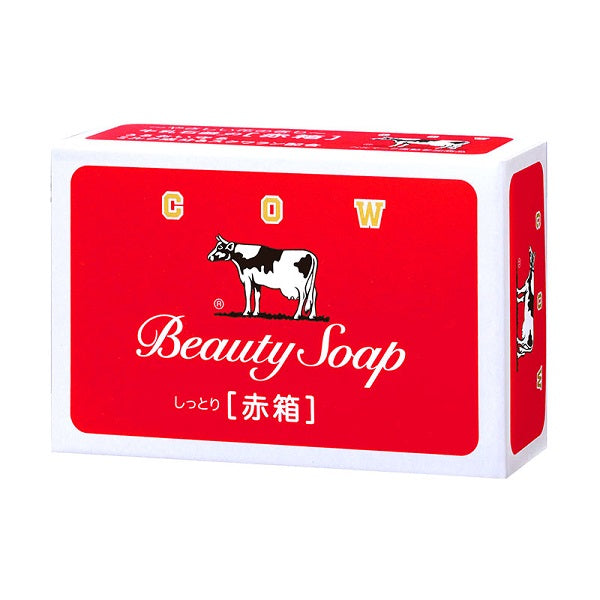 Cow Brand Cow Beauty Soap (Rose Moist) (Red) (90g) - ShopChuusi