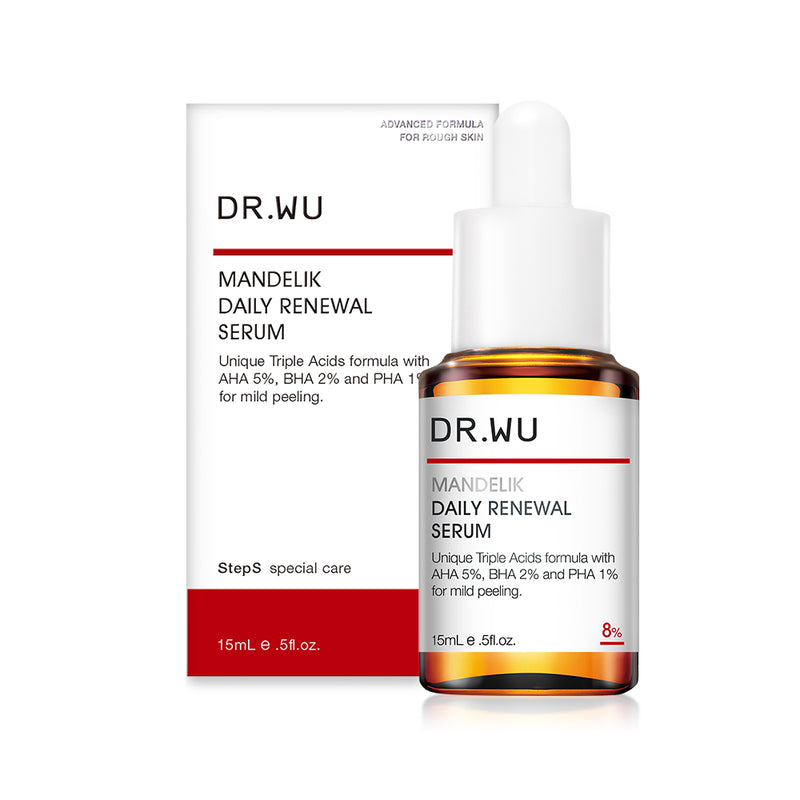 Dr.Wu Mandelik Daily Renewal Serum 8% (15ml) - ShopChuusi