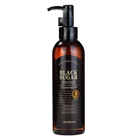 Skinfood Black Sugar Perfect Cleansing Oil (200ml) - ShopChuusi