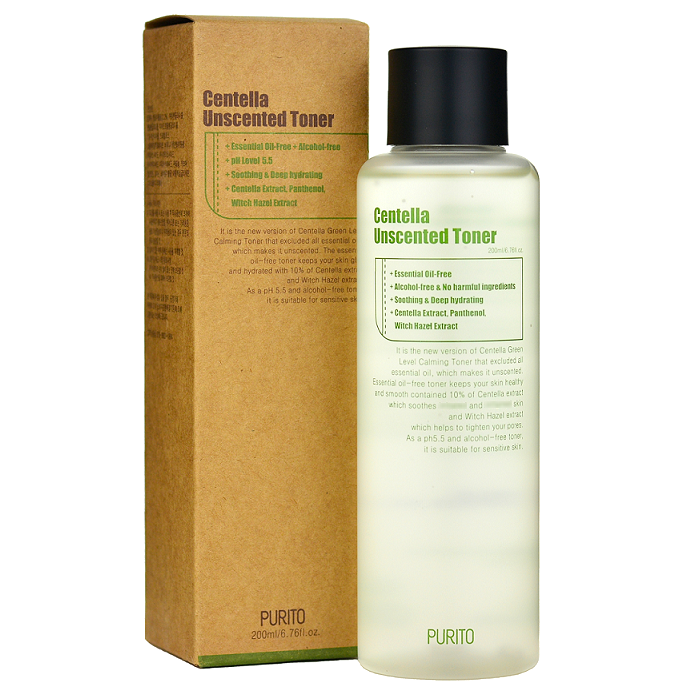 Purito Centella Unscented Toner (200ml) - ShopChuusi