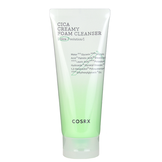 Cosrx Pure Fit Cica Creamy Foam Cleanser (150ml) - ShopChuusi