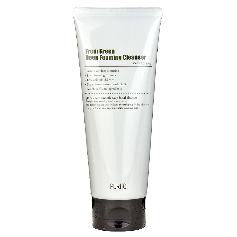 Purito From Green Deep Foaming Cleanser (150ml) - ShopChuusi