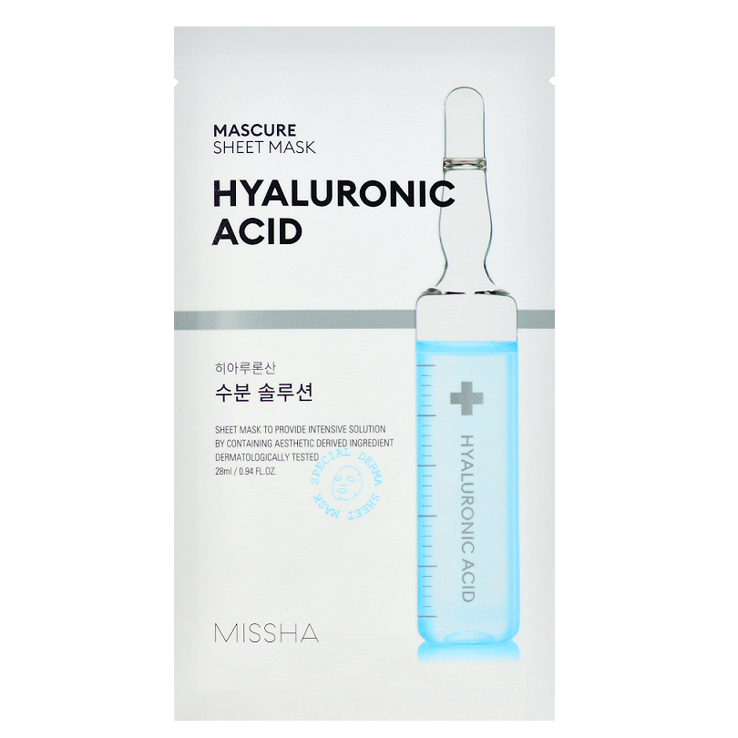 Mascure Hydra Solution Sheet Mask - Hyaluronic Acid (1pc)