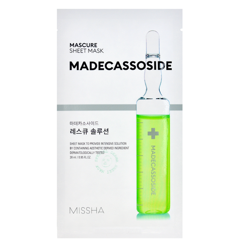 Mascure Rescue Solution Sheet Mask - Madecassoside (1pc)