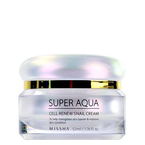 Missha Super Aqua Cell Renew Snail Cream (52ml) - ShopChuusi