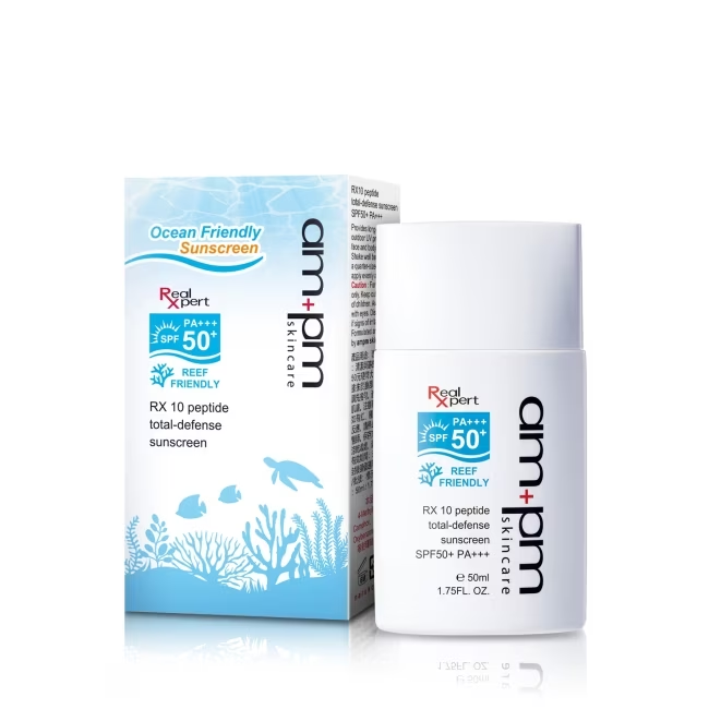 Naruko AMPM RX 10 Peptide Total-Defense Sunscreen (50ml) - ShopChuusi