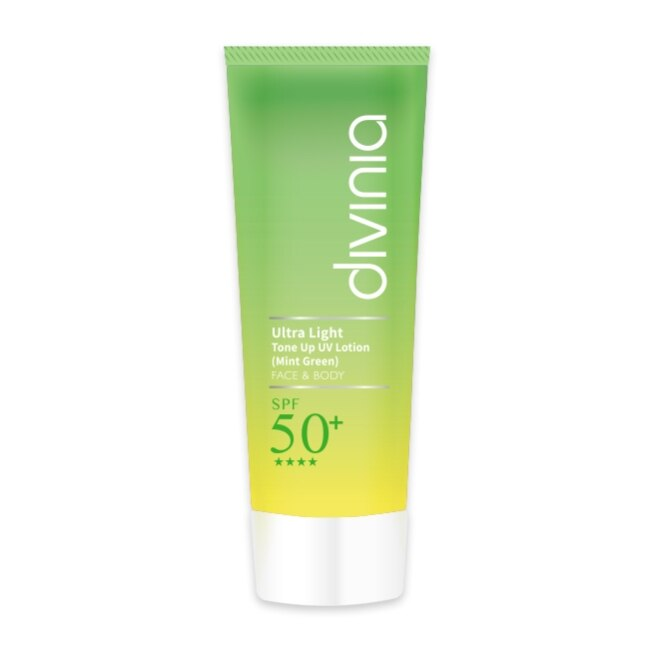 Divinia Ultra Light Tone Up UV Lotion (Mint Green) (60ml) - ShopChuusi