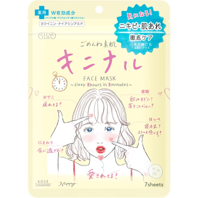 Clear Turn Acne Care Face Mask (7pc/120ml)