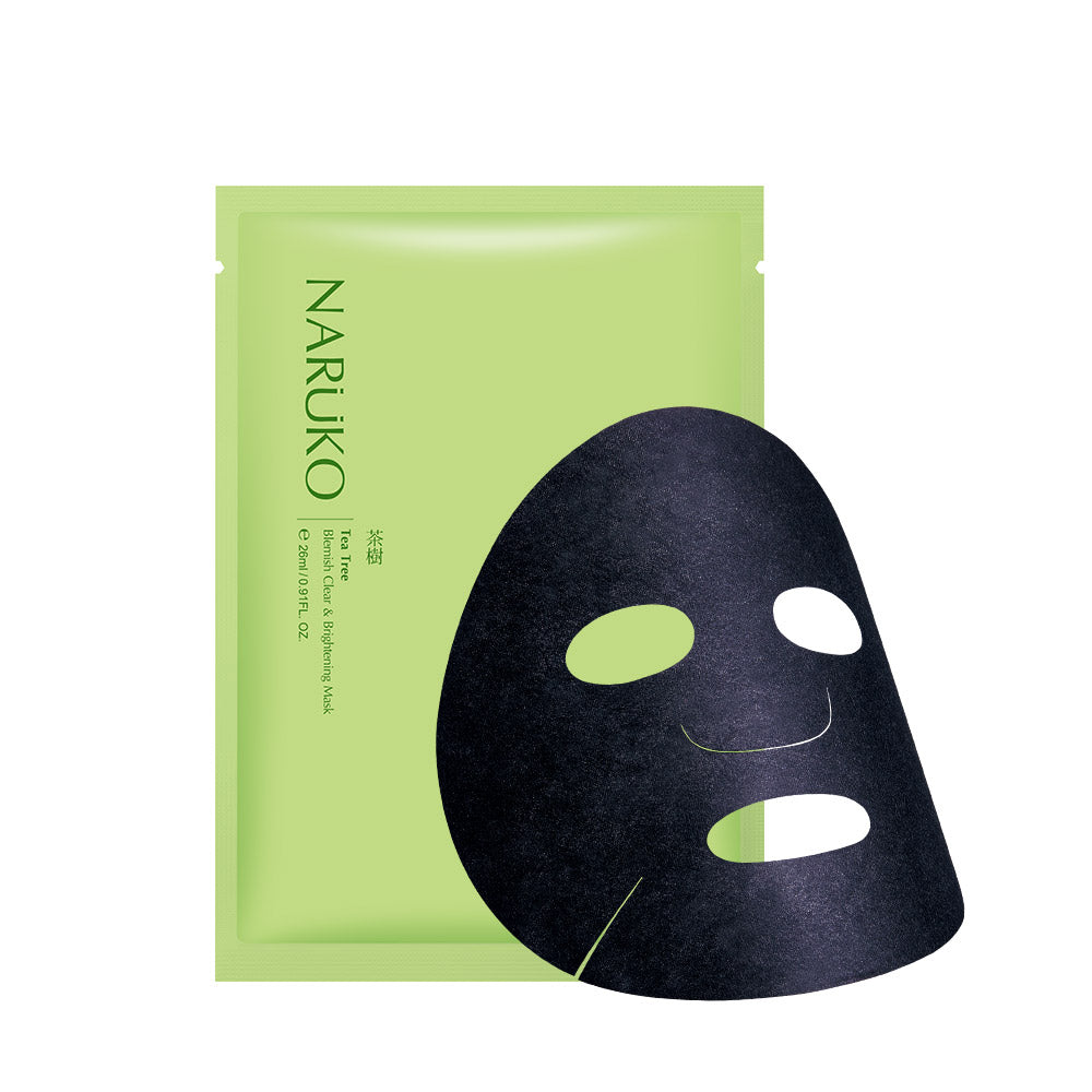 Naruko Tea Tree Blemish Clear & Brightening Mask (26ml) - ShopChuusi