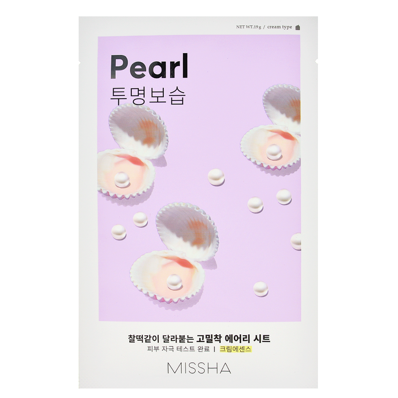 Missha Airy Fit Sheet Mask - Pearl (1pc) - ShopChuusi