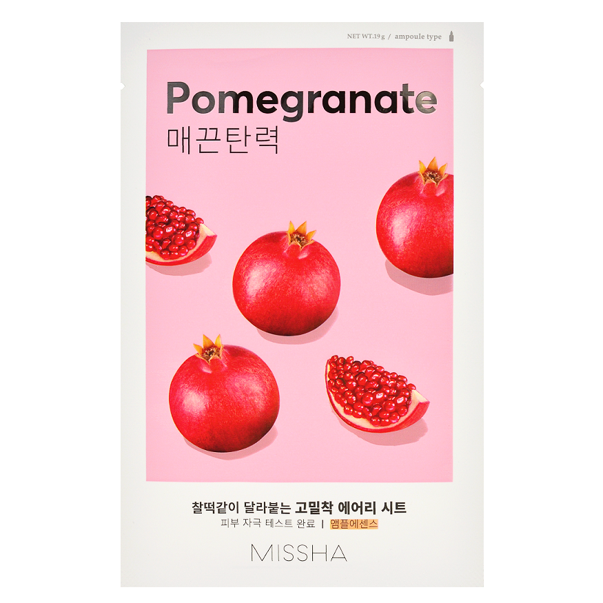 Missha Airy Fit Sheet Mask - Pomegranate (1pc) - ShopChuusi