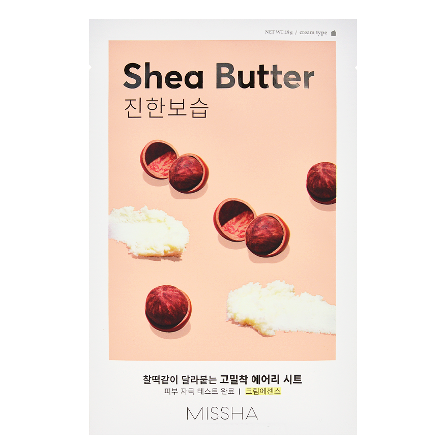 Missha Airy Fit Sheet Mask - Shea Butter (1pc) - ShopChuusi