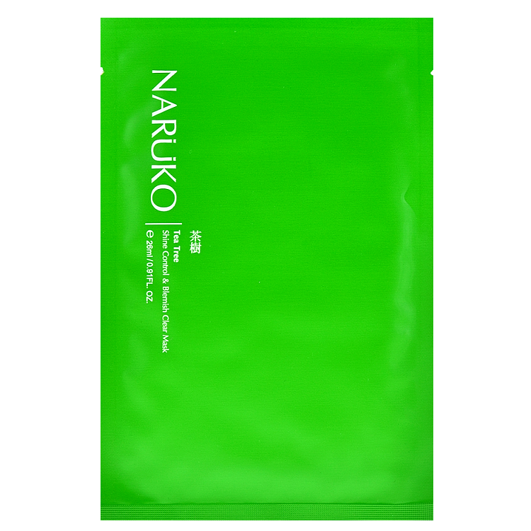 Naruko Tea Tree Shine Control & Blemish Clear Mask (26ml) - ShopChuusi